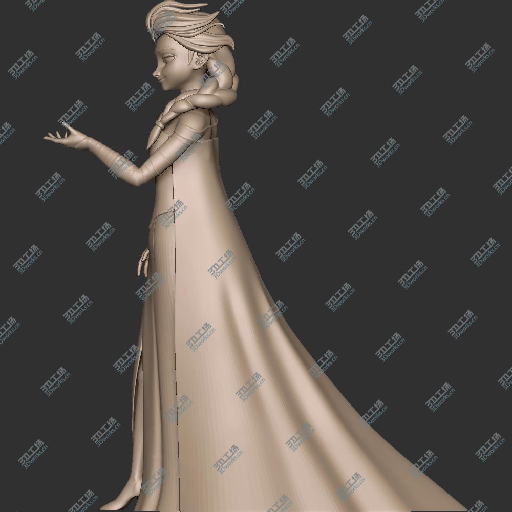 images/goods_img/20200601/050 冰雪奇缘 艾尔莎 安娜 Elsa anna 3D打印 STL 手办 二次元 卡通 雕像/2.jpg